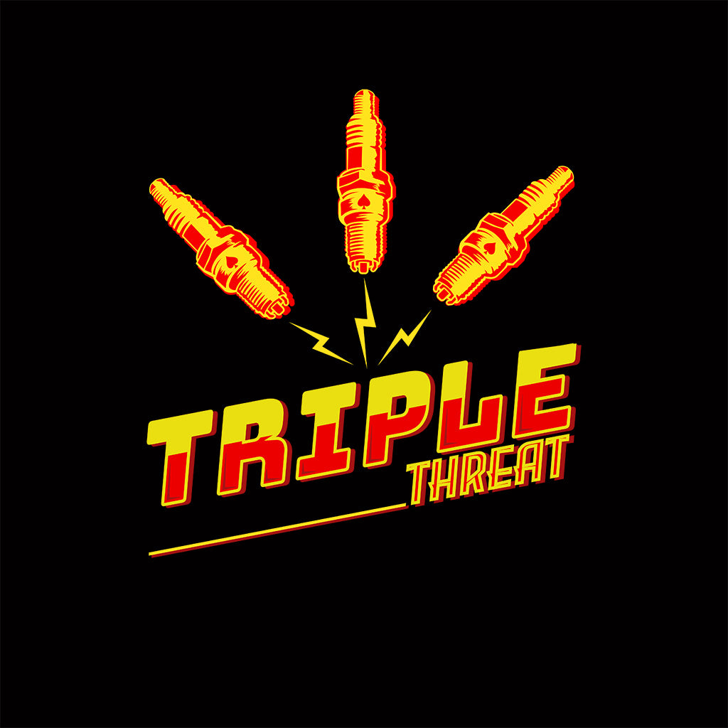 004 - Triple Threat - Triumph Street Triple - T-shirt