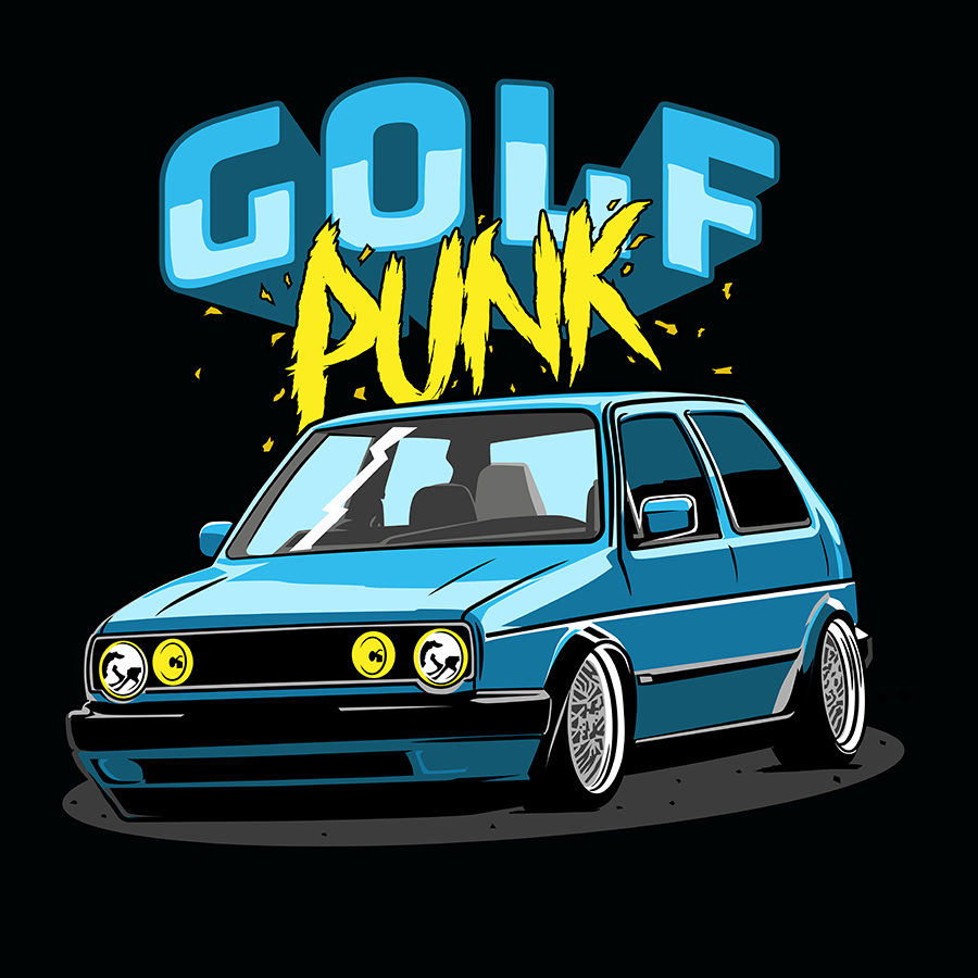 008 - Golf Punk GTi - T-shirt
