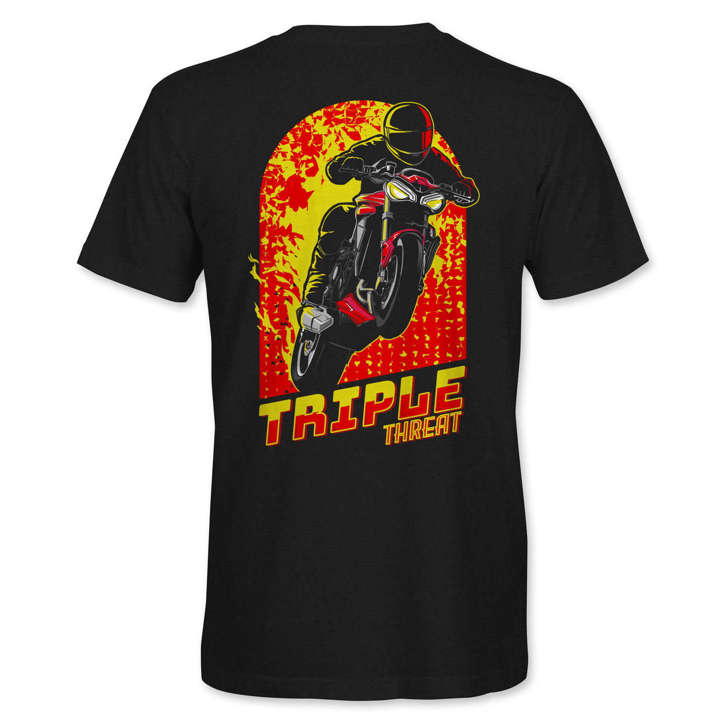 004 - Triple Threat - Triumph Street Triple - T-shirt