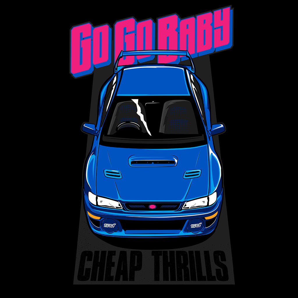 07 - 'GO GO BABY' Subaru 22B WRX STi T-shirt