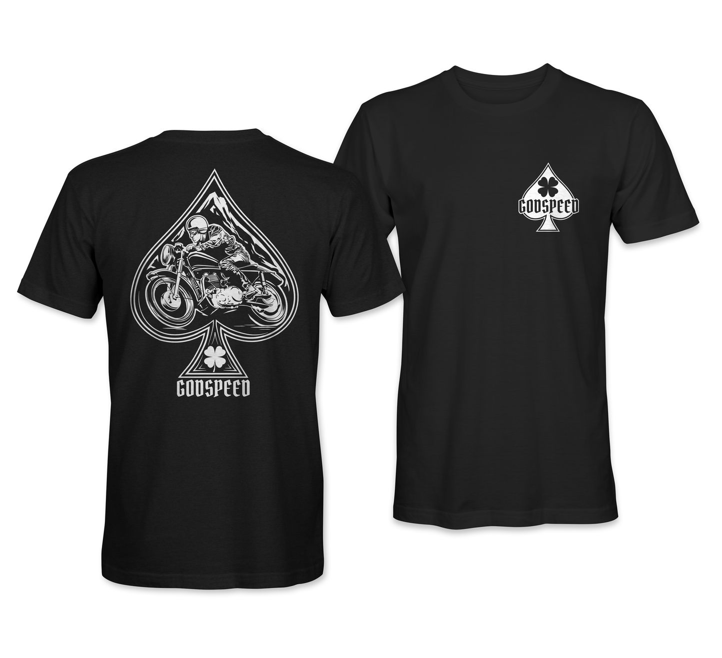14 - Men's Short sleeve Vintage Cafe Racer 'Godspeed' T-Shirt