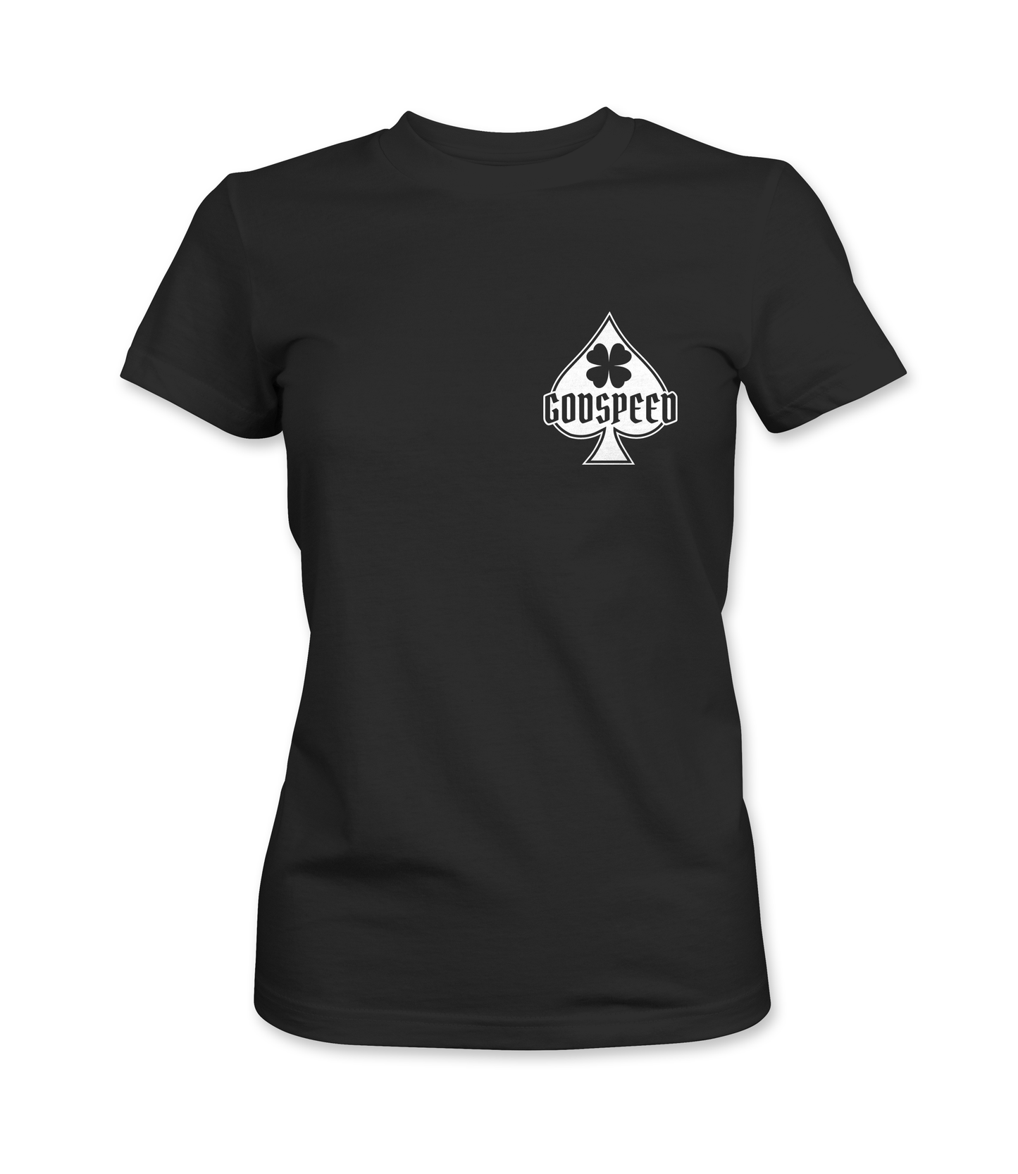 Women's Short sleeve Vintage Cafe Racer 'Godspeed' T-Shirt