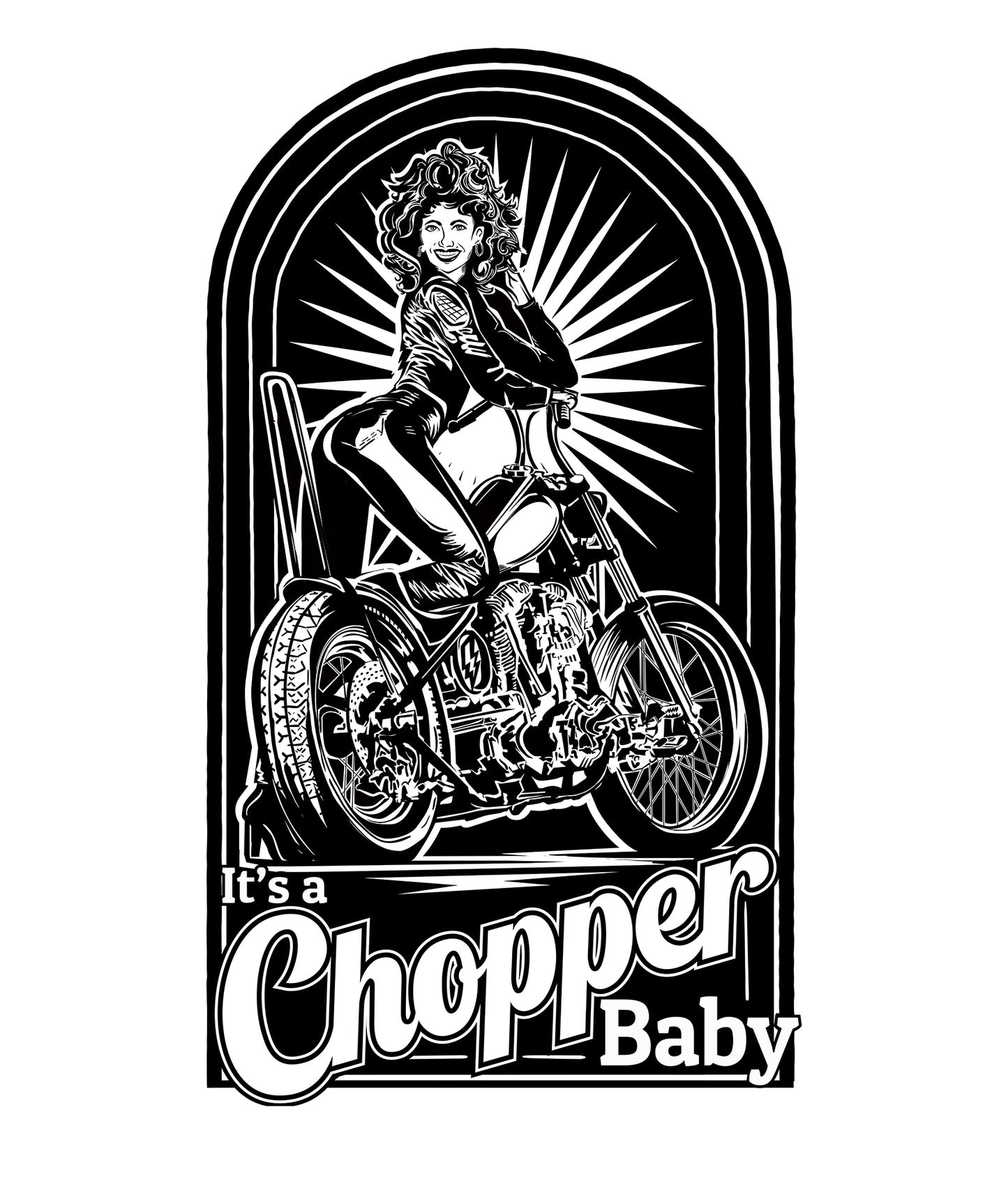 It's A Chopper Baby - Women's Tee Shirt