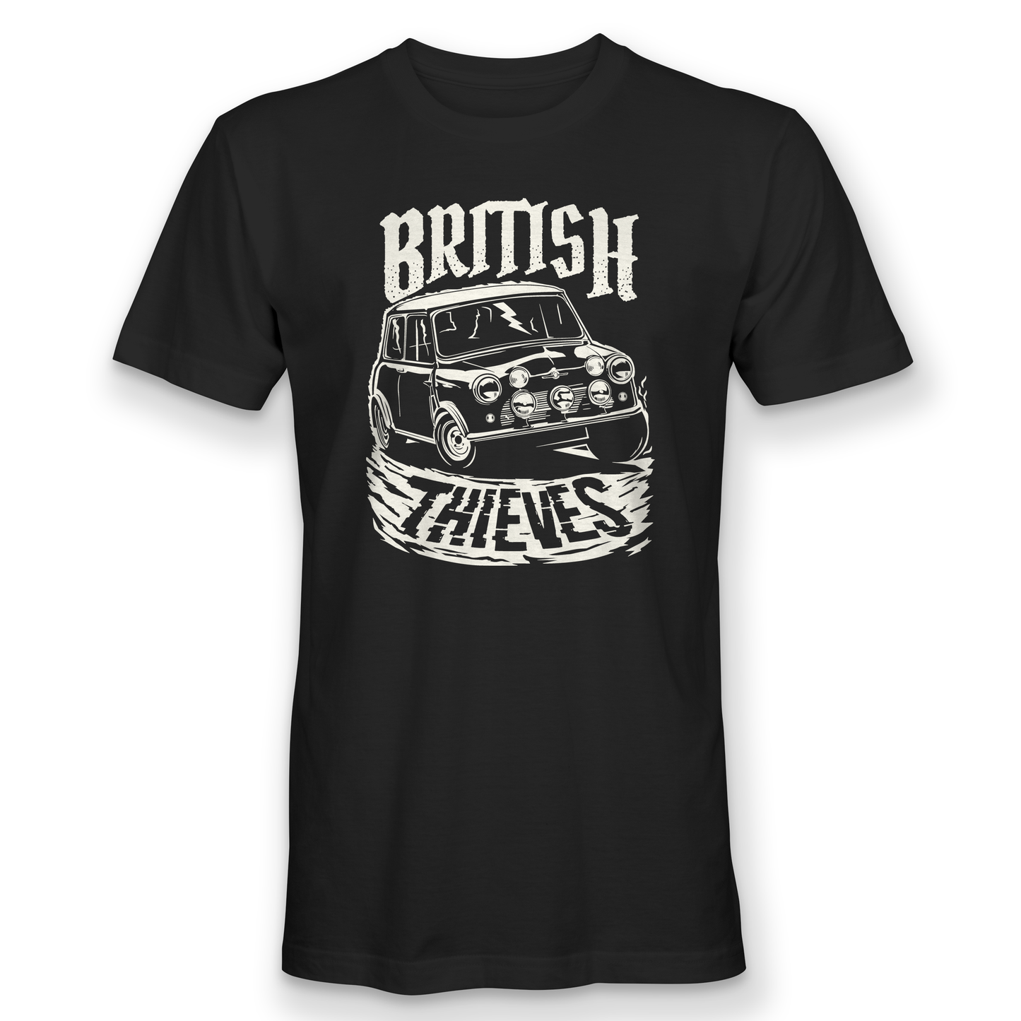 015 -'British Thieves'  Mini Cooper   - T-shirt