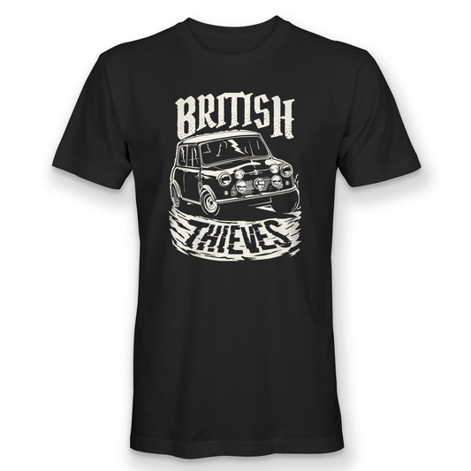 015 -'British Thieves'  Mini Cooper   - T-shirt