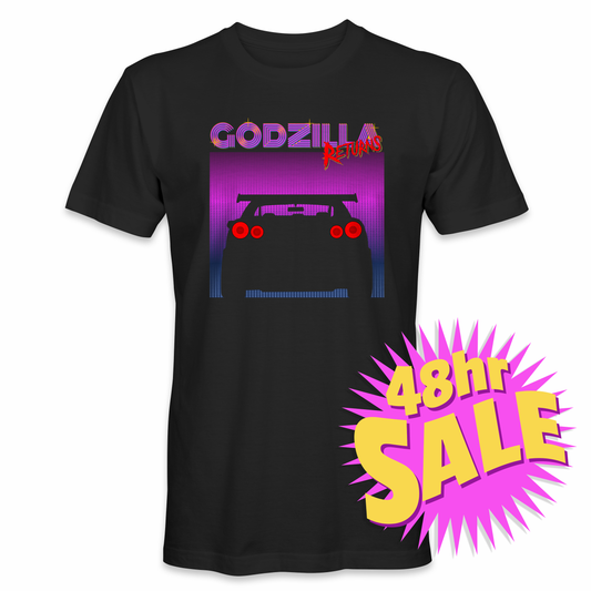 002 - Godzilla Returns - R34 GTR T-shirt