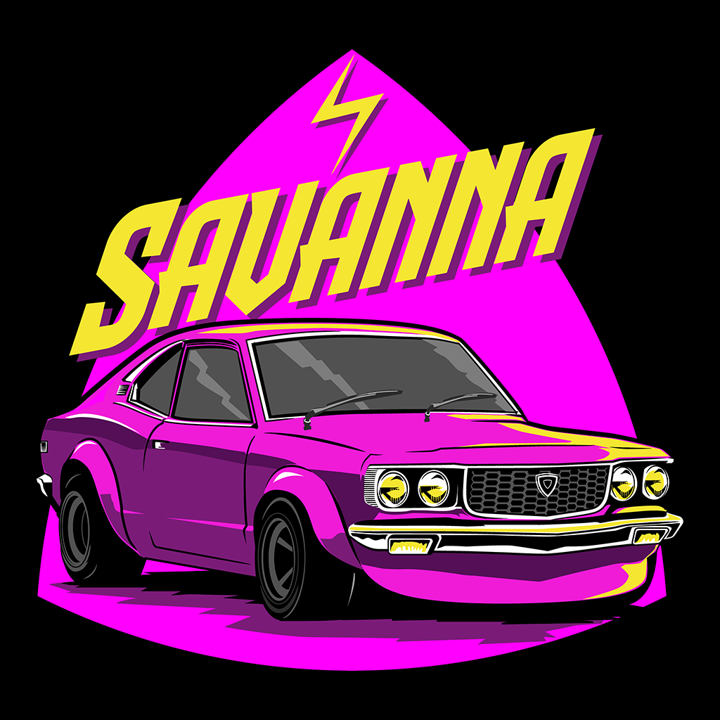 02 - Mazda RX3 Savanna Vintage JDM  - T-shirt